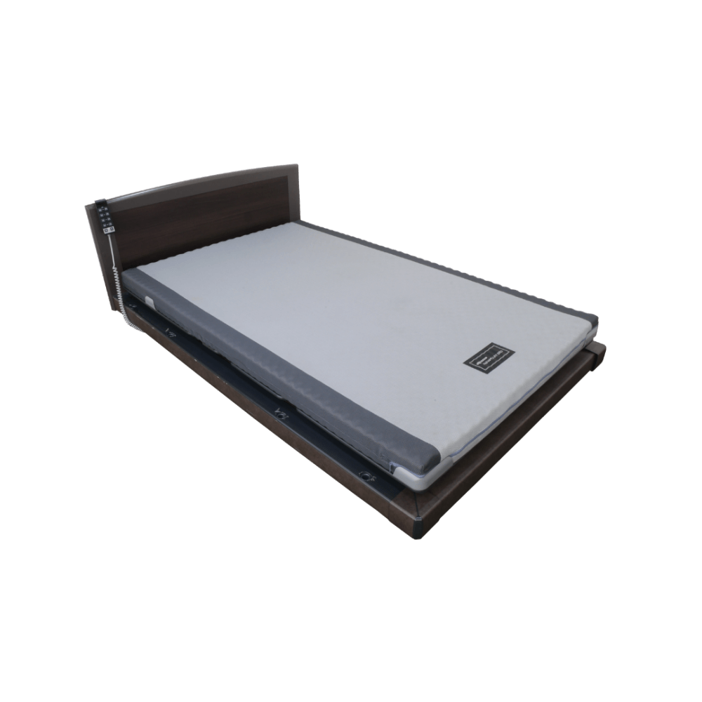 เตียงผู้ป่วยไฟฟ้า PARAMOUNT BED รุ่น Intime 1000 สี DARK OAK พร้อมที่นอน รุ่น CALM CORE_1